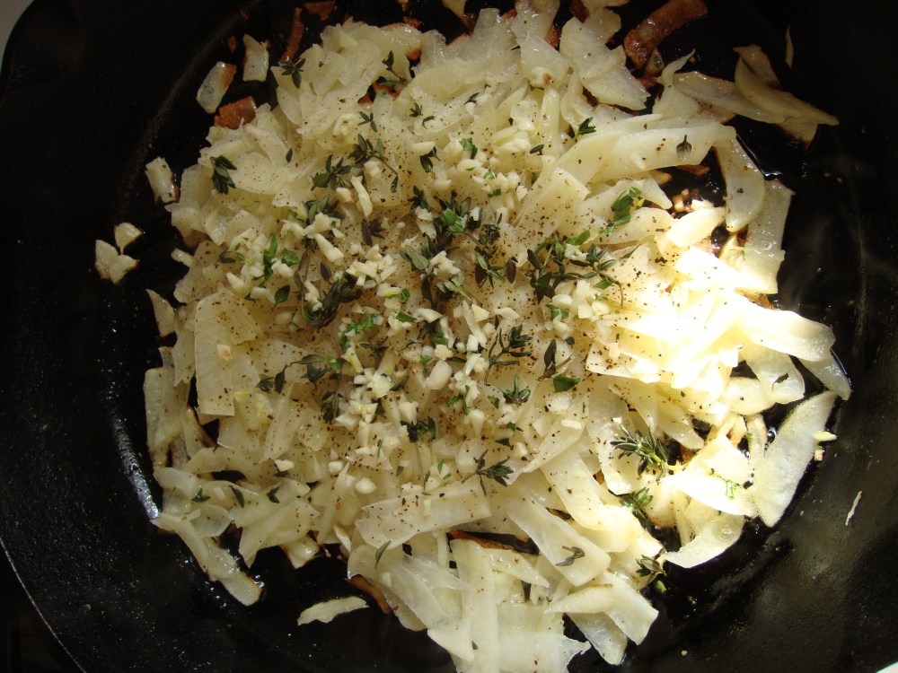 season the potatoes while they cook