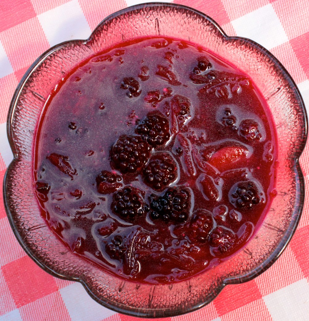 Blackberry Beet Borscht