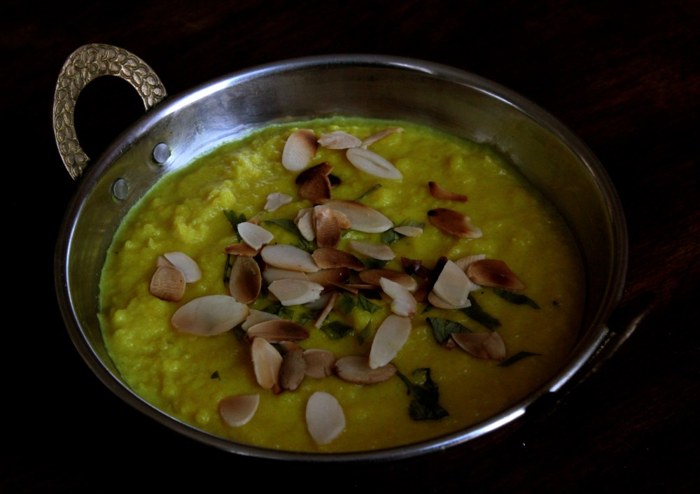 Cauliflower Almond Turmeric Soup
