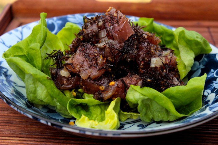 Poke with Limu and Inomona