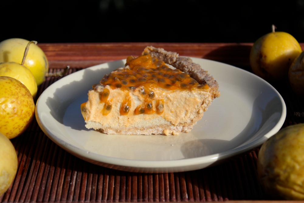 Passionfruit Cream Pie (Gluten-Free and Vegan)