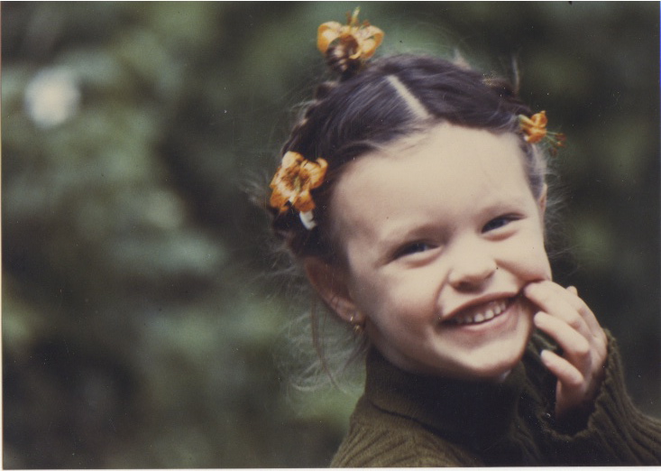 Erin Orr age 4- photo by Ric Cleary